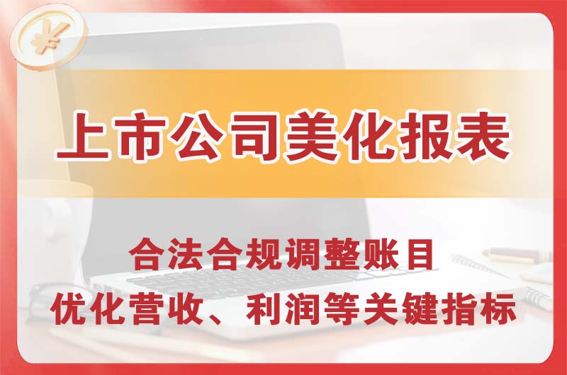 松北上市公司美化报表
